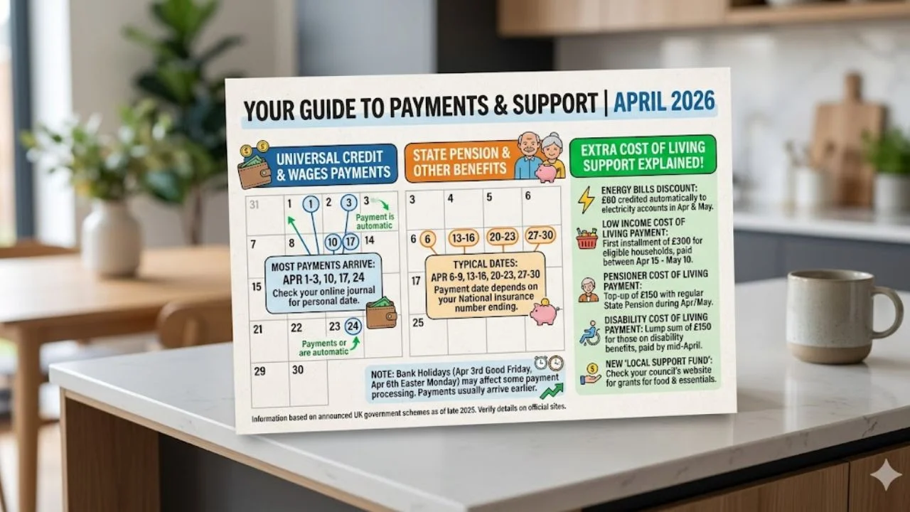 Universal Credit and Pension Payment Dates